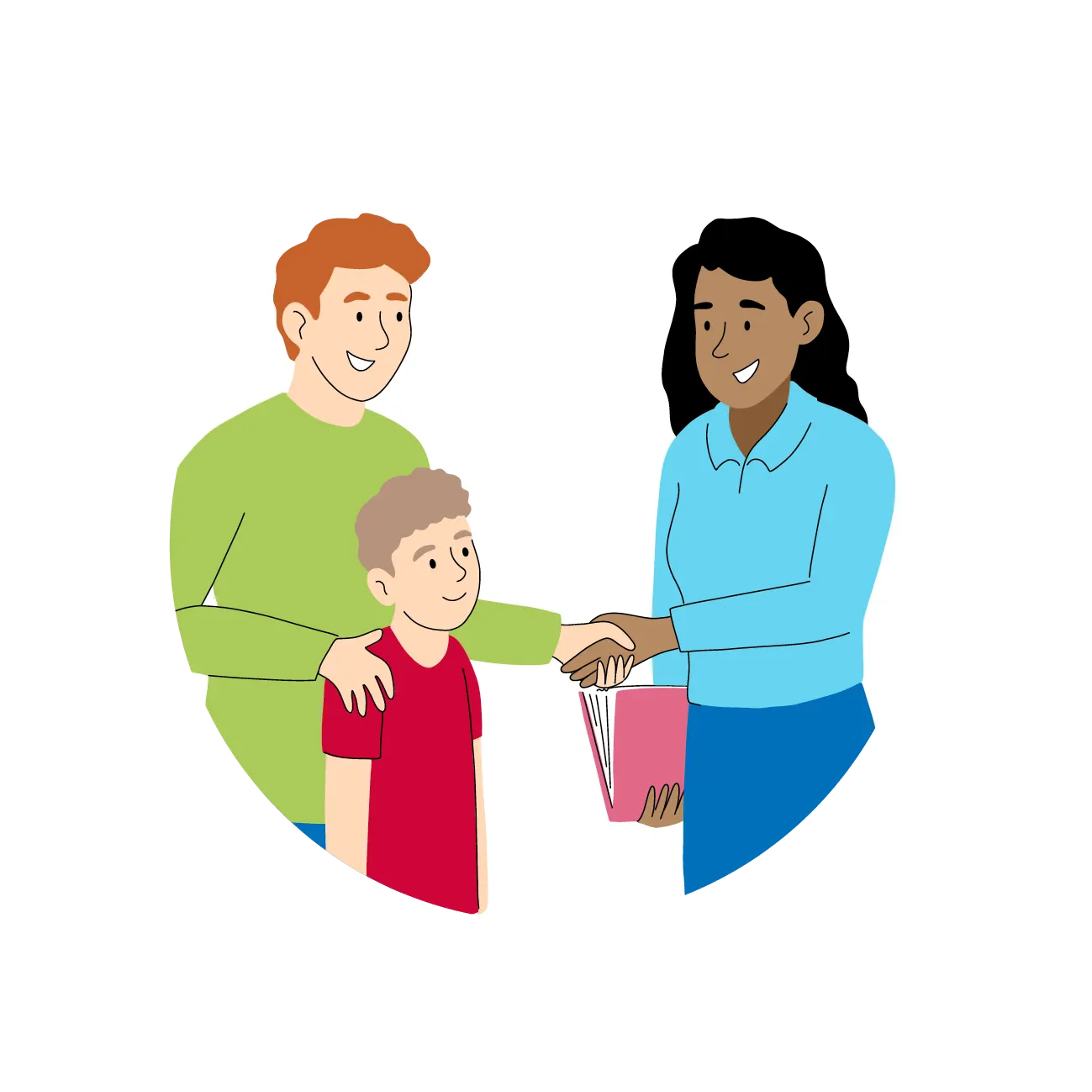 Ouders en juf 